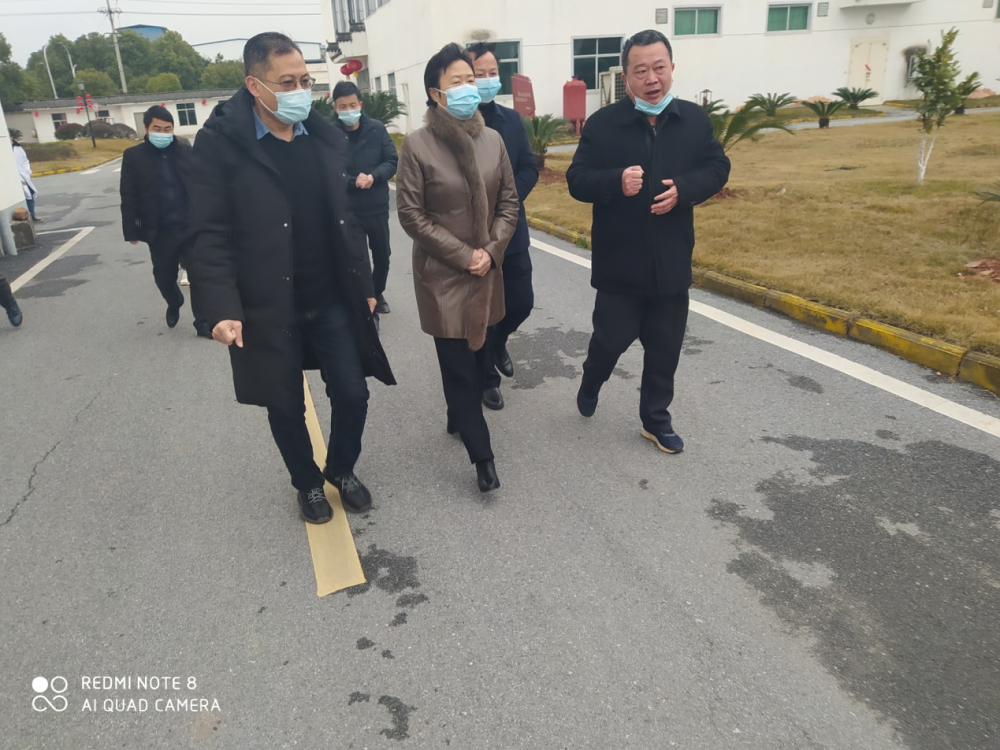 中共永豐縣委書記鄒衛(wèi)梅蒞臨和明集團視察復工復產工作